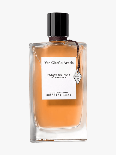 Van Cleef & Arpels Fleur de Nuit Eau de Parfum in branded component on a light gray background