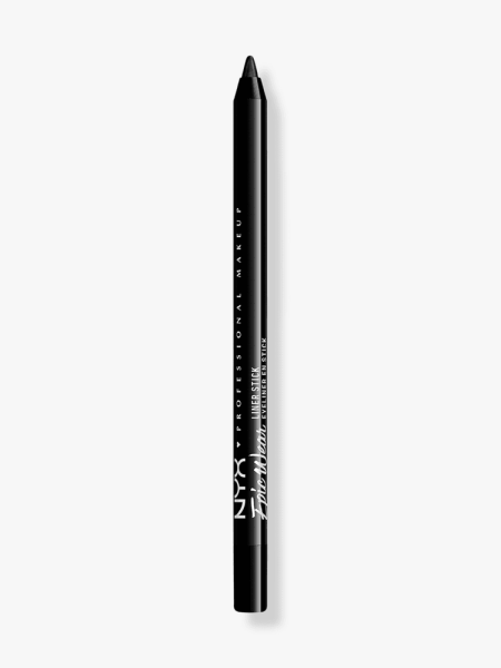 Black Nyx Epic Wear Waterproof Eyeliner Stick on light gray background